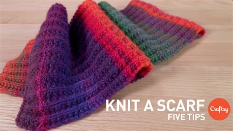 Easy Scarf Knitting Patterns For Beginners Youtube Knitting Ideas DIY