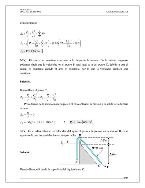 Solution Dinamica De Fluidos Ejerciciosresueltos Studypool