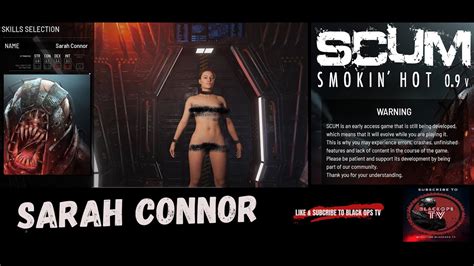 SCUM Sarah Connor Naked Afraid Survival PART 2 SMOKIN HOT PVP NO