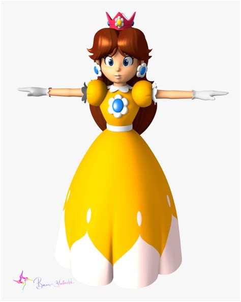 Waving Princess Daisy Png Waving Princess Daisy Daisy Mario Tennis 64