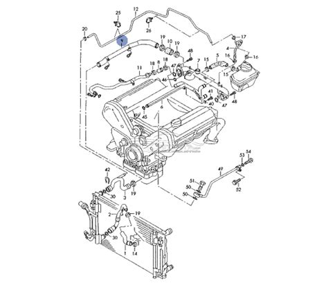 K Hlmittelrohr K Hlwasser Wasserrohr Audi A V S B C A V S