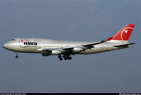 N672US Northwest Airlines Boeing 747 451 Photo By Kazuchika Naya ID