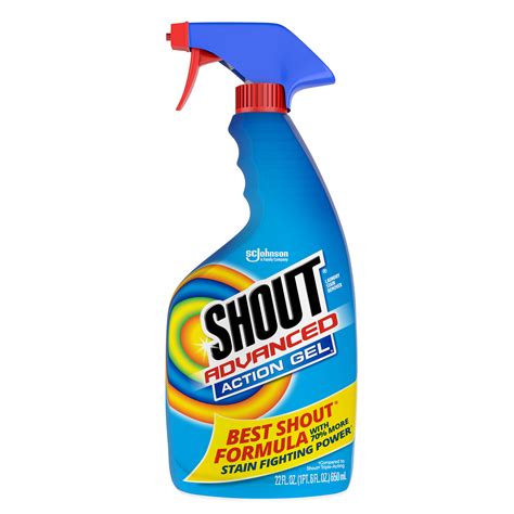 Shout Advanced Acting Gel Laundry Stain Remover 22 Ounce