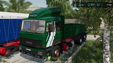 Мод на самосвал Iveco 190 48 для Farming Simulator 22