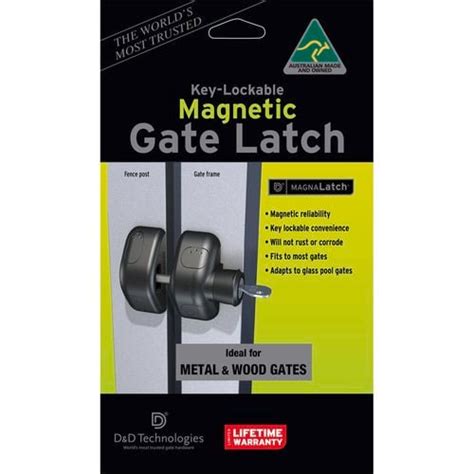 Magnalatch Side Pull Lockable Pool Gate Latch Bunnings Australia