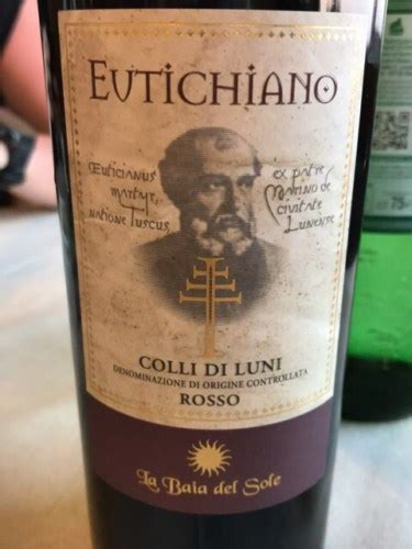 Federici La Baia Del Sole Eutichiano Colli Di Luni Rosso Vivino Us