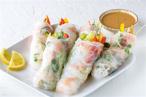 Vietnamese Rice Paper Roll Platter My Lunch N Cafe