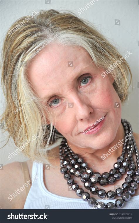 Mature Female Blond Beauty Fashion Model Stock Photo Edit Now