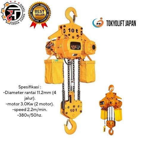 Jual Electric Chain Hoist Ton X Meter V Tokyolift Japan