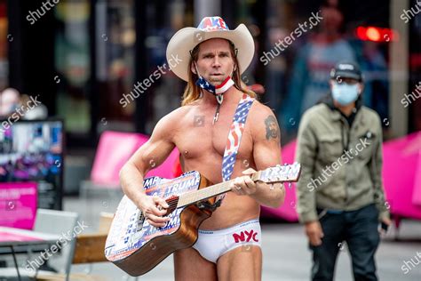 Robert John Burck Aka Naked Cowboy Editorial Stock Photo Stock Image Shutterstock