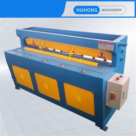 Electric Mechanical Sheet Metal Shearing Cutter Machine Motor Driven