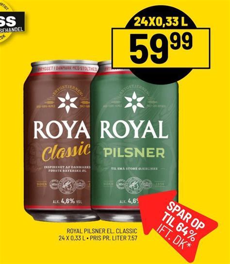 Royal Pilsner El Classic Tilbud Hos Priss