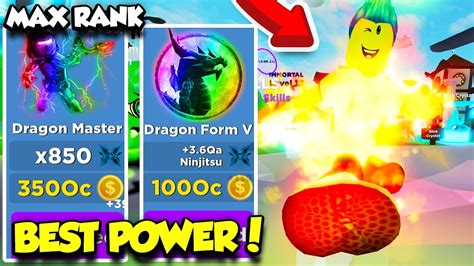 I Got MAX RANK And The FINAL DRAGON FORM V In Ninja Legends Update