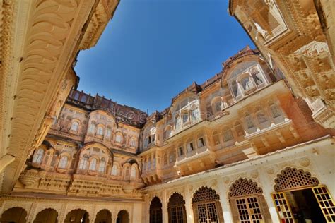 Inside the Mehrangarh Fort. Jodhpur. Rajasthan. India Stock Image ...