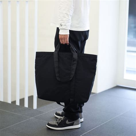 WEB限定 RAMIDUS TOTE BAG L BLACK B blog knak jp