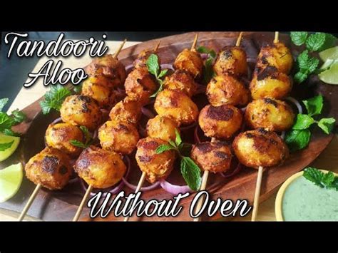 Tandoori Aloo Recipe Tandoori Aloo Tikka On Tava Tandoori Aloo