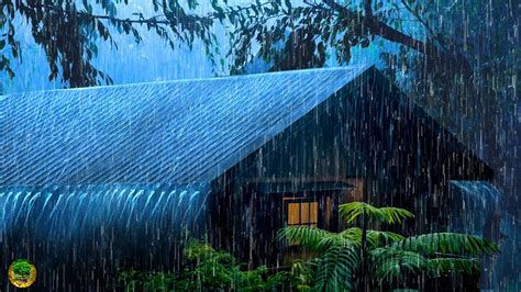 Dormirse R Pidamente Con Sonido De Lluvia En Techo Lluvia Ultra