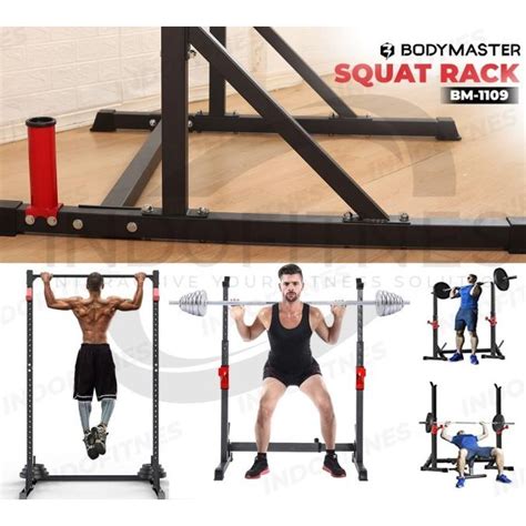 Jual Squat Rack Bodymaster Power Rack Pull Up Bar Tower Cage