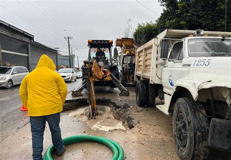 Cespt Repara Dos Fugas Que Afectan M S De Colonias En Tijuana