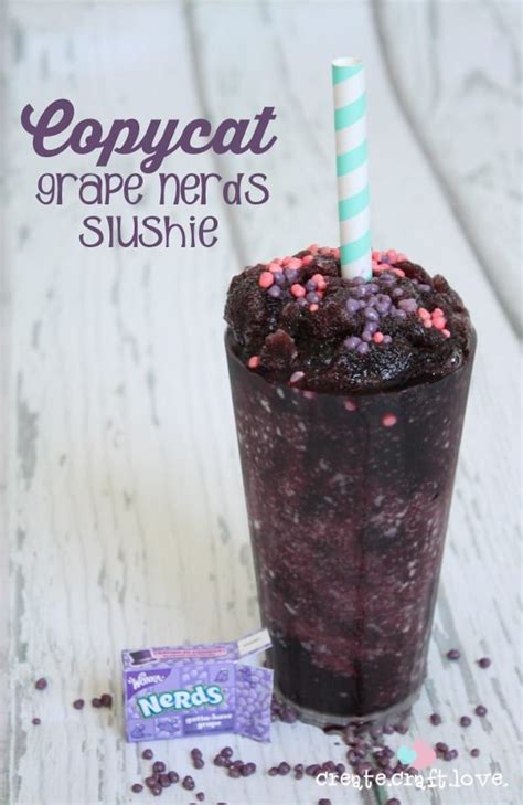 Copycat Grape Nerds Slushie Frozen Drink Recipes Frozen Drinks