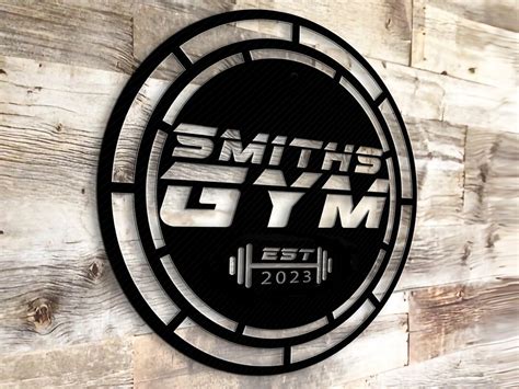 Gym Sign, Metal Gym Sign, Personalized Gifts, Custom Gym Sign, Home Gym Wall Art, Cross Fit Sign ...