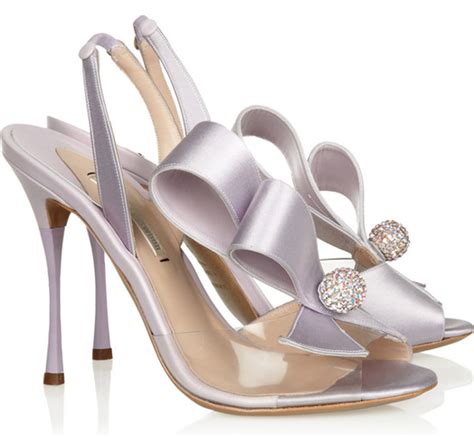 Nicholas Kirkwood Crystal Embellished Pvc And Satin Slingbacks