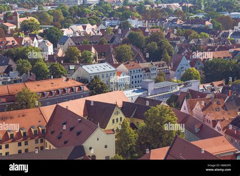 Aerial close up of the Fuggerei Stock Photo - Alamy