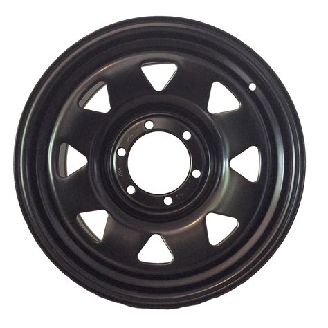 Dynamic 16x10 Triangle Sunrasia Style Hole 4x4 Steel Wheel 6x139 7 30 Black