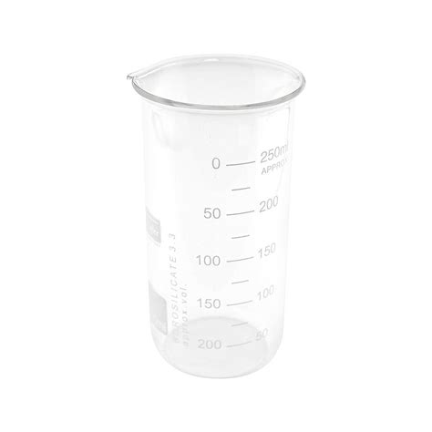 Glass Beaker Tall Form 250ml Zedmed