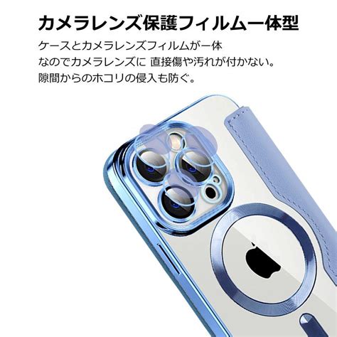 Iphone 13 手帳型ケース Magsafe ワイヤレス充電 Iphone 14 ケース カメラレンズ保護 透明 Iphone 13