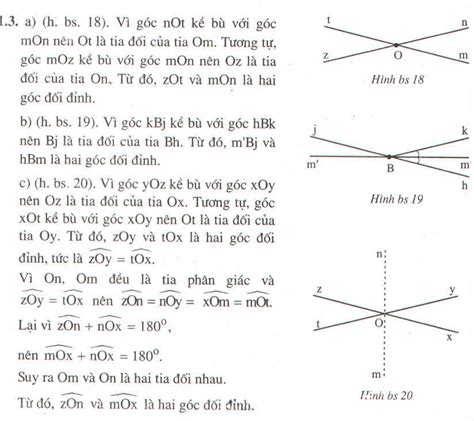 Cho góc xOy Vẽ tia Oz là phân giác góc xOy Vẽ Oz là tia đối của tia