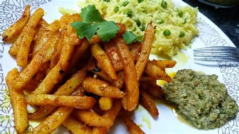 Authentic Indian Cuisine Home Masala Mogo Chips Spiced Cassava