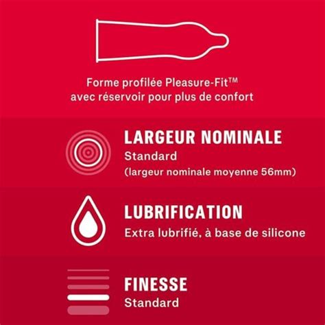 Préservatif Fraise Lubrifié Durex La Boîte De 10 Préservatifs à Prix