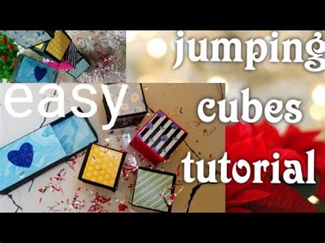 Pop Up Cubes Tutorial Jumping Cubes Making Easy Easy Method Of Making