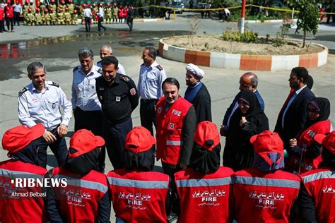 مانور عملیاتی اولین گروه آتش نشانان داوطلب سطح A خبرگزاری صدا و سیما