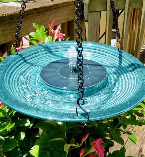 Hanging Bird Baths | Unique Glass and Ceramic Bird Baths - The Birdhouse Chick