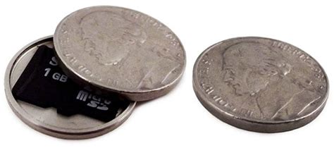 Secretly Carry Your Photographs In These Spy Coins Created From Real