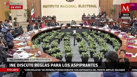 Sesión Del Consejo Nacional Del Ine Para Fijar Reglas De Corcholatas