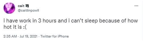 Too Hot To Sleep Britons Lie Awake All Night Due To Sweltering