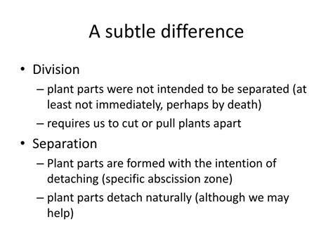 PPT - Plant Propagation by Division and Separation PowerPoint ...