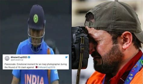 Image of Crying Photographer After MS Dhoni Runout During ICC Cricket ...