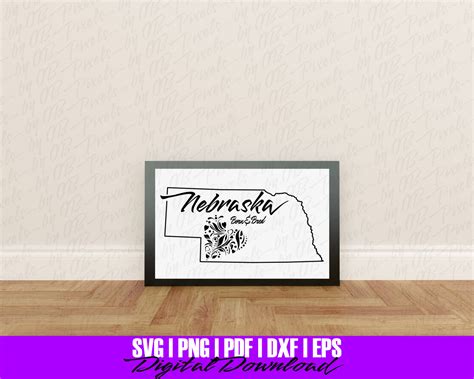 Nebraska Svg Nebraska Svg File Instant Download Nebraska Etsy