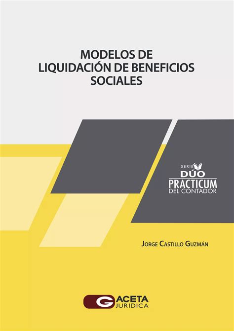 Modelo De Liquidacion De Beneficios Sociales 2021 PDF