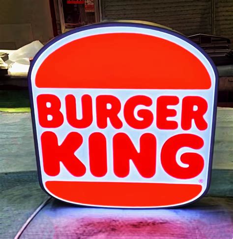 Vac O De Alta Calidad De Acr Lico De D Led Iluminado Burger King