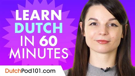 Learn Dutch In 1 Hour ALL The Dutch Basics You Need In 2020 YouTube