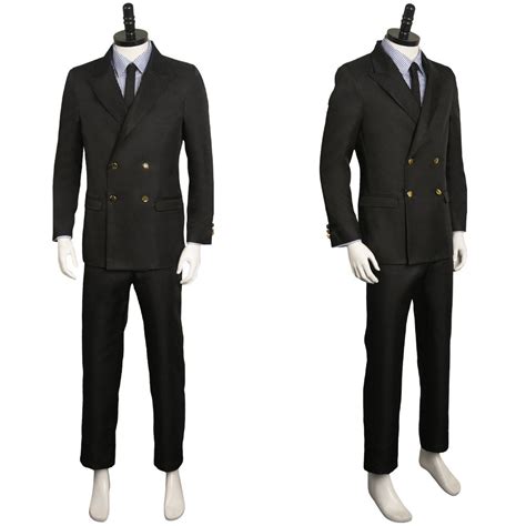 One Piece Sanji Black Suit Cosplay Halloween Carnival Costume