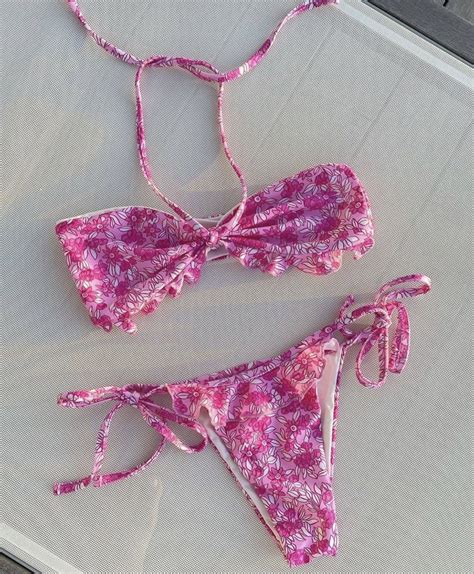 Cute Swimsuits Cute Bikinis Pink Vintage 00s Mode Mode Du Bikini