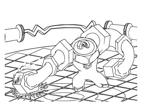 The Melmetal Coloring Pages Melmetal Coloring Pages P Ginas Para