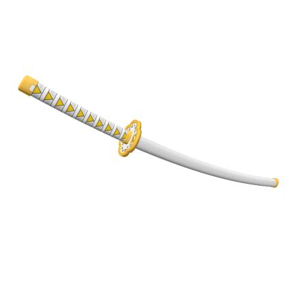 Zenitsu Demon Slayer Katana V Roblox Item Rolimon S