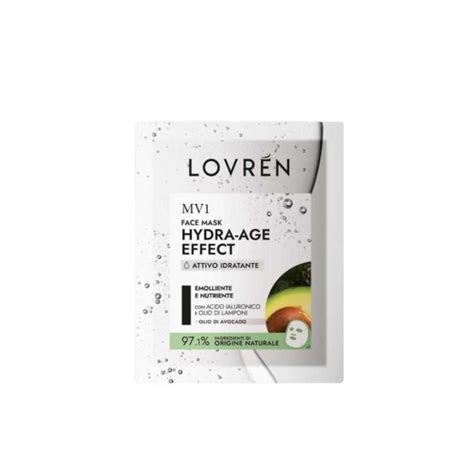 Clinicalfarma Lovren MV1 Maschera Viso Hydra Age Effect X1 La Scienza